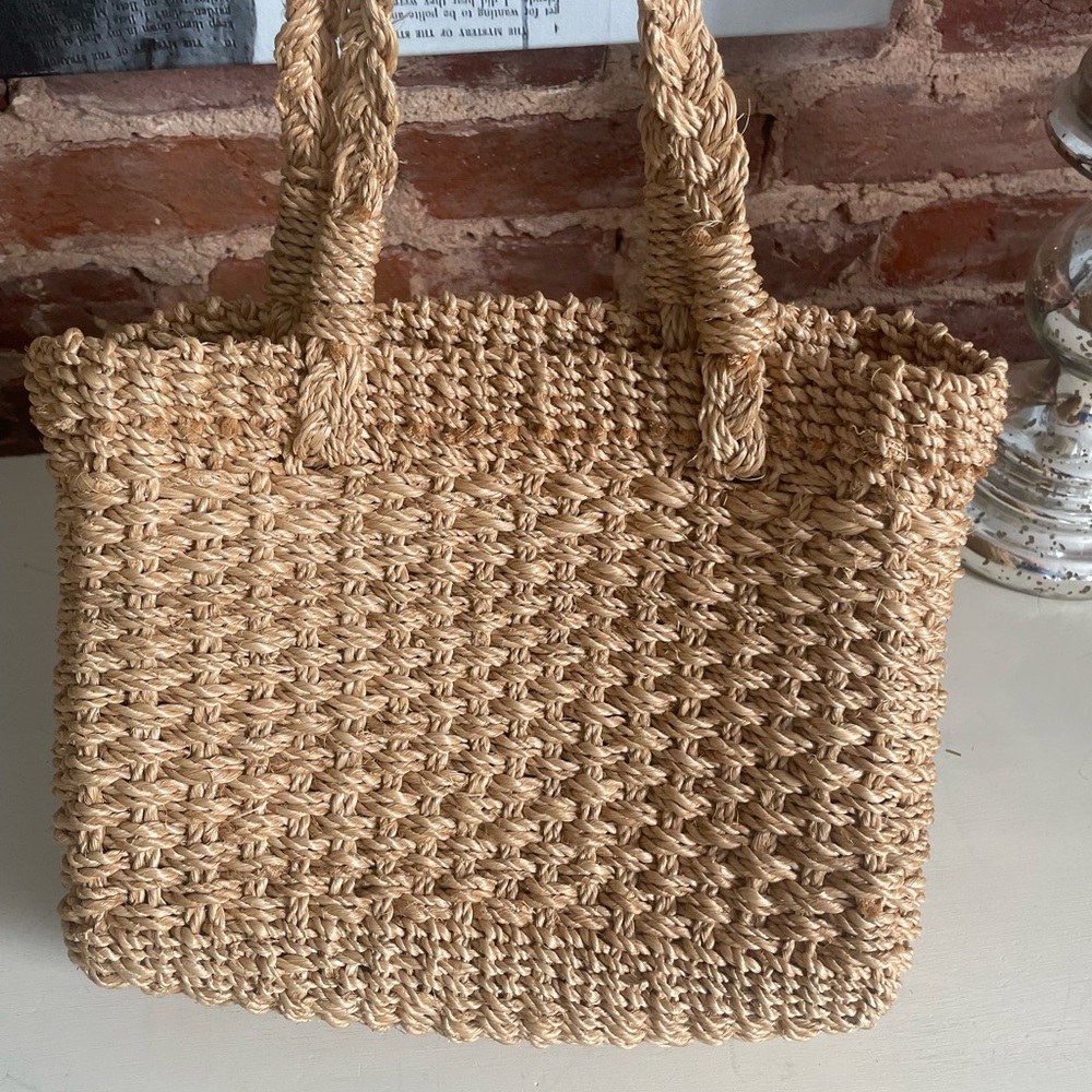 Espirit wicker purse.